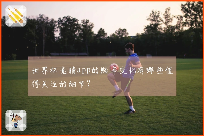 世界杯竞猜app的赔率变化有哪些值得关注的细节？